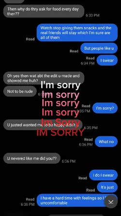 IM SORRY