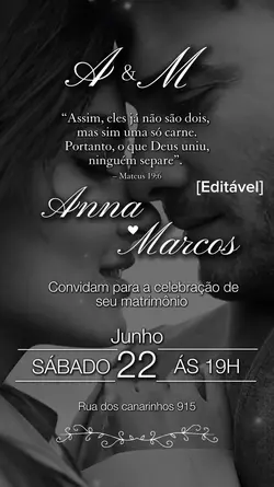 Convite casamento