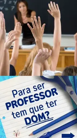 mãos de alunos