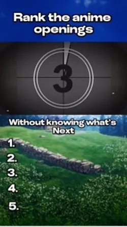 Rank the anime songs