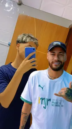 foto com o Neymar 