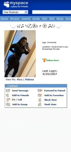 MySpace Template