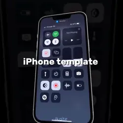 iPhone template 
