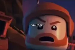 Legos arguing meme