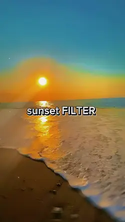 sunset filter