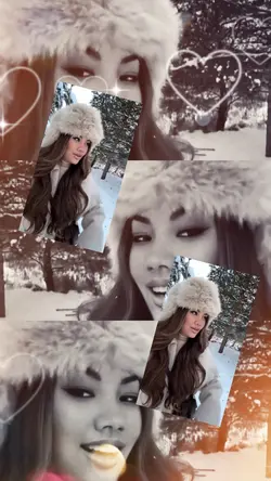 Heart collage selfie
