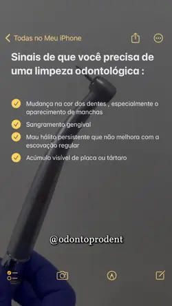 Limpeza dentária 