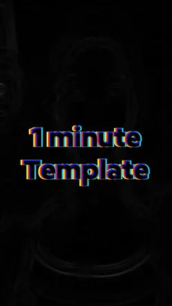 1 minute template