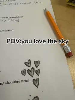 The sky!