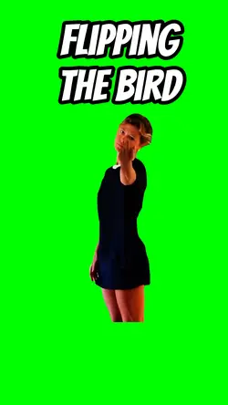 Flipping bird 