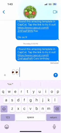 Veggie dance  text