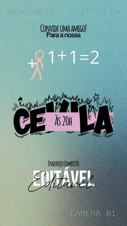 CONVITE EDITÁVEL