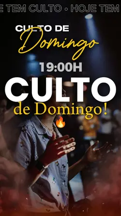 Culto de Domingo!