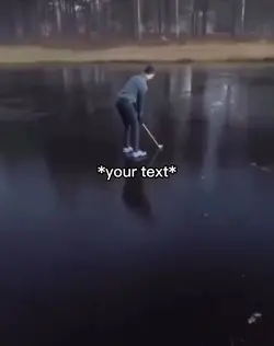 Ice golf meme