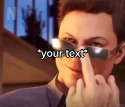 Middle finger meme