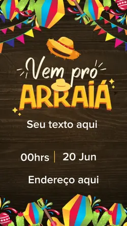 Convite Arraia 