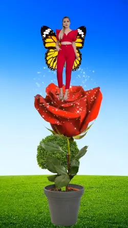 saindo da flor