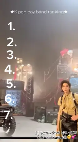 K pop boy band rank