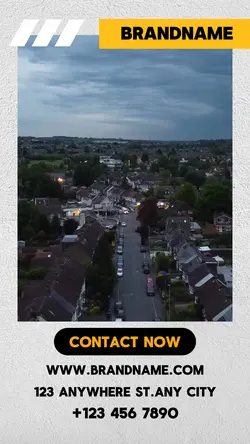Professional housing construction and renovation team promotion template