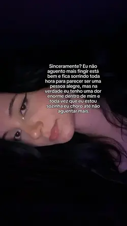 Sinceramente?