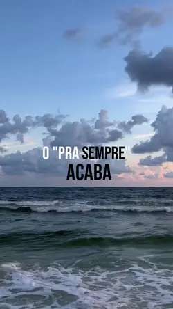 Pra sempre…