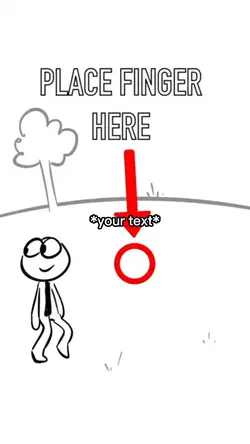 Finger here meme