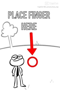Put your finger here