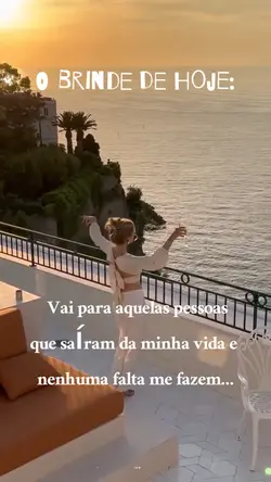 O brinde de hoje:
