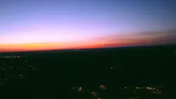 Drone night view