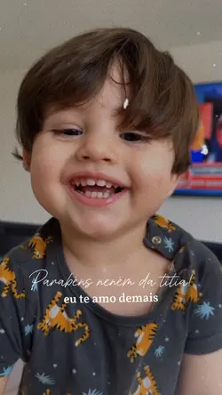 parabéns neném d tia