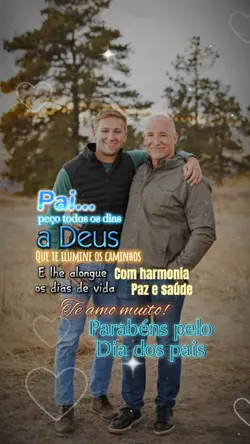 Feliz dia dos pais 