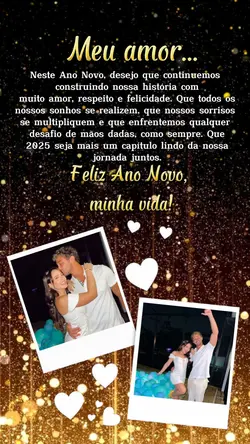 Feliz Ano Novo Amor