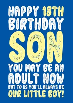 Happy 18th birthday