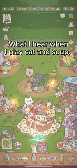 Cat and soup!!