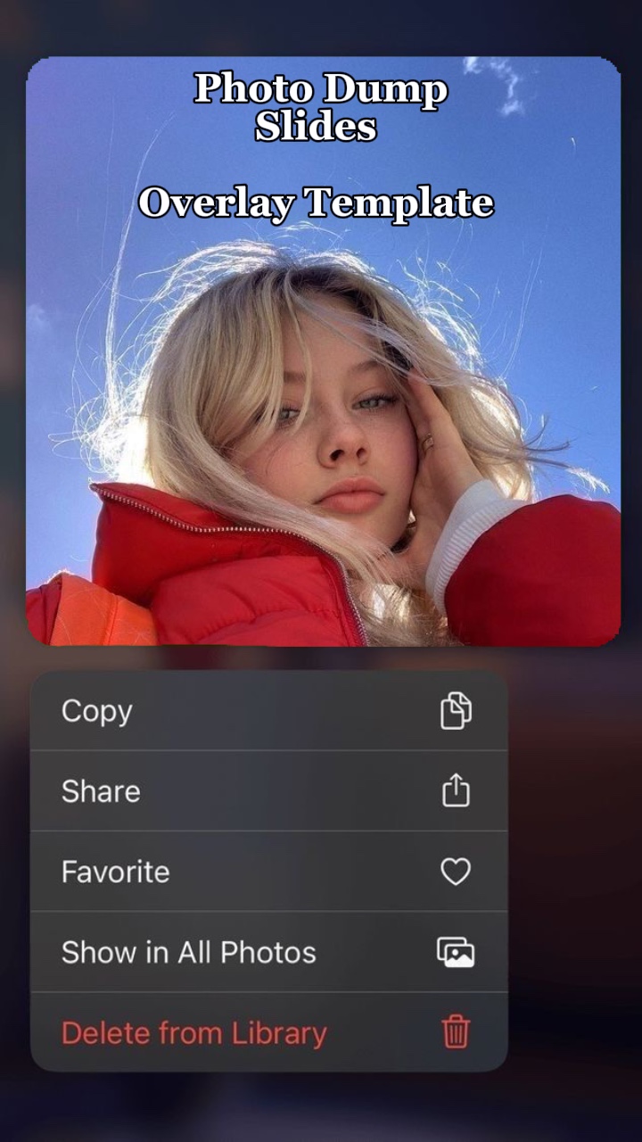 capcut template cover