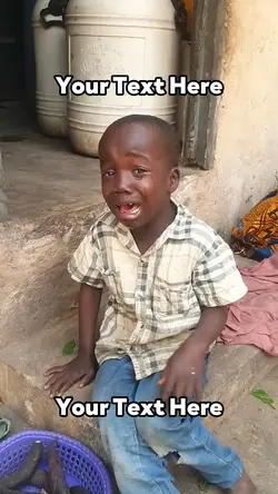 African Boy Crying