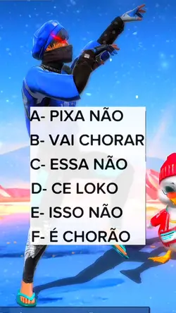 O que ele tá falando