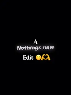 Nothings new 😔🤟