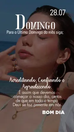 Domingo 28 julho
