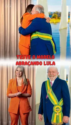Abraçando Lula