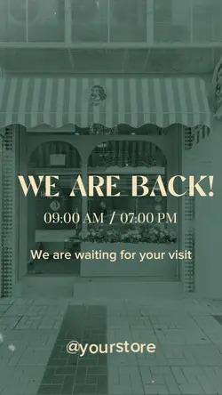 We are back