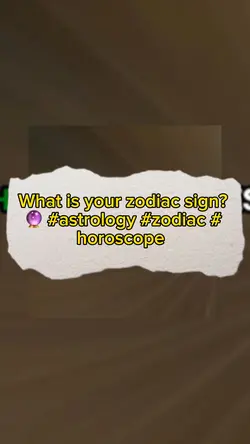 What is your zodiac 