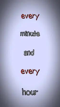 Every min and hour