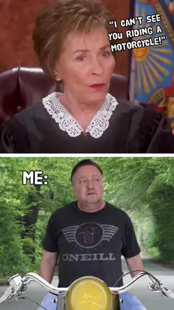 Judy Vs. Motorcycle