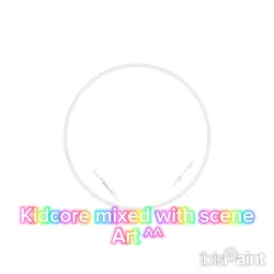 Kidcore/scene art