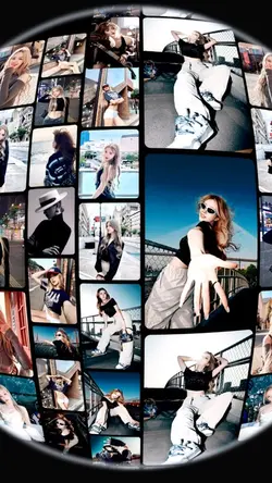 Rotating photo album