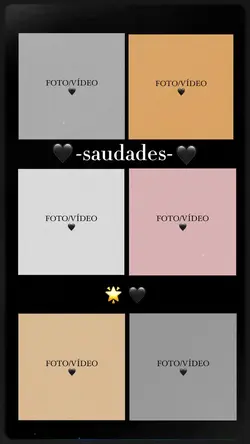 Saudades 🖤🌟