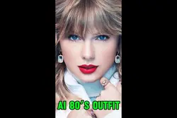 AI 80’s outfit