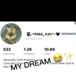 MY DREAM😭✨🥺