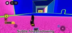 Subtle foreshadowing